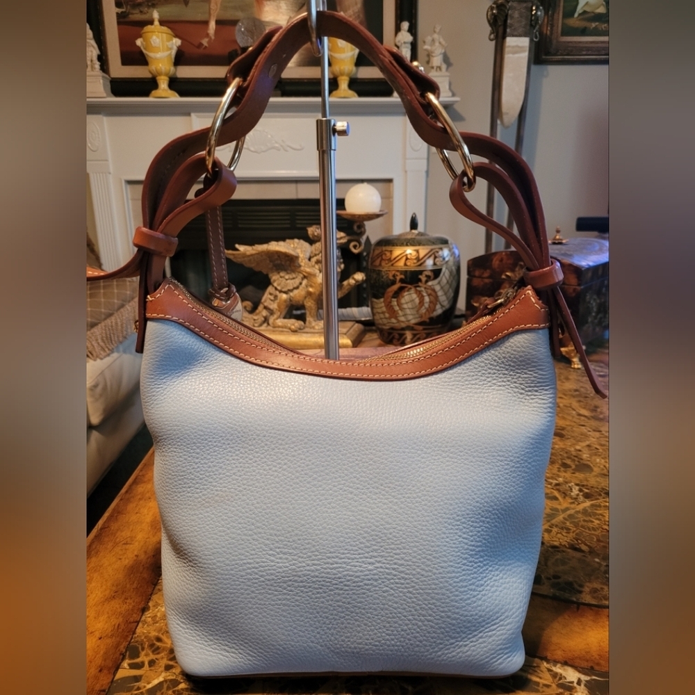 Dooney & Bourke Blue and Brown Women's Bag NWOT - Picture 2 of 15